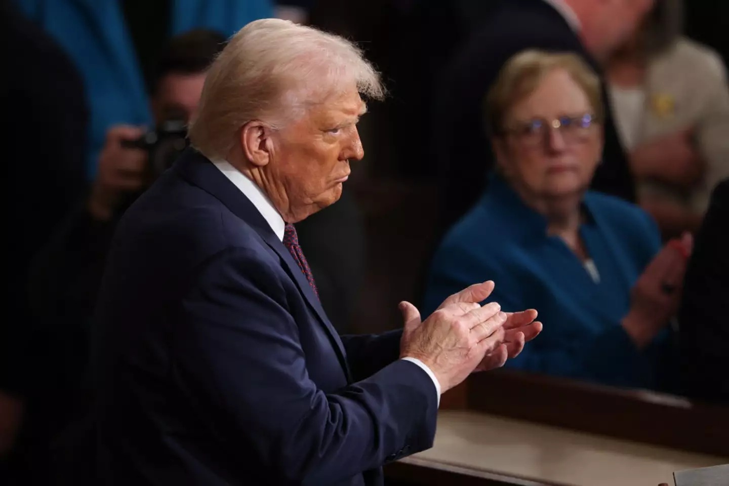 Donald Trump claimed the first month of his presidency has been the 'most successful in the history' of the US (Kayla Bartkowski / Staff / Getty Images)