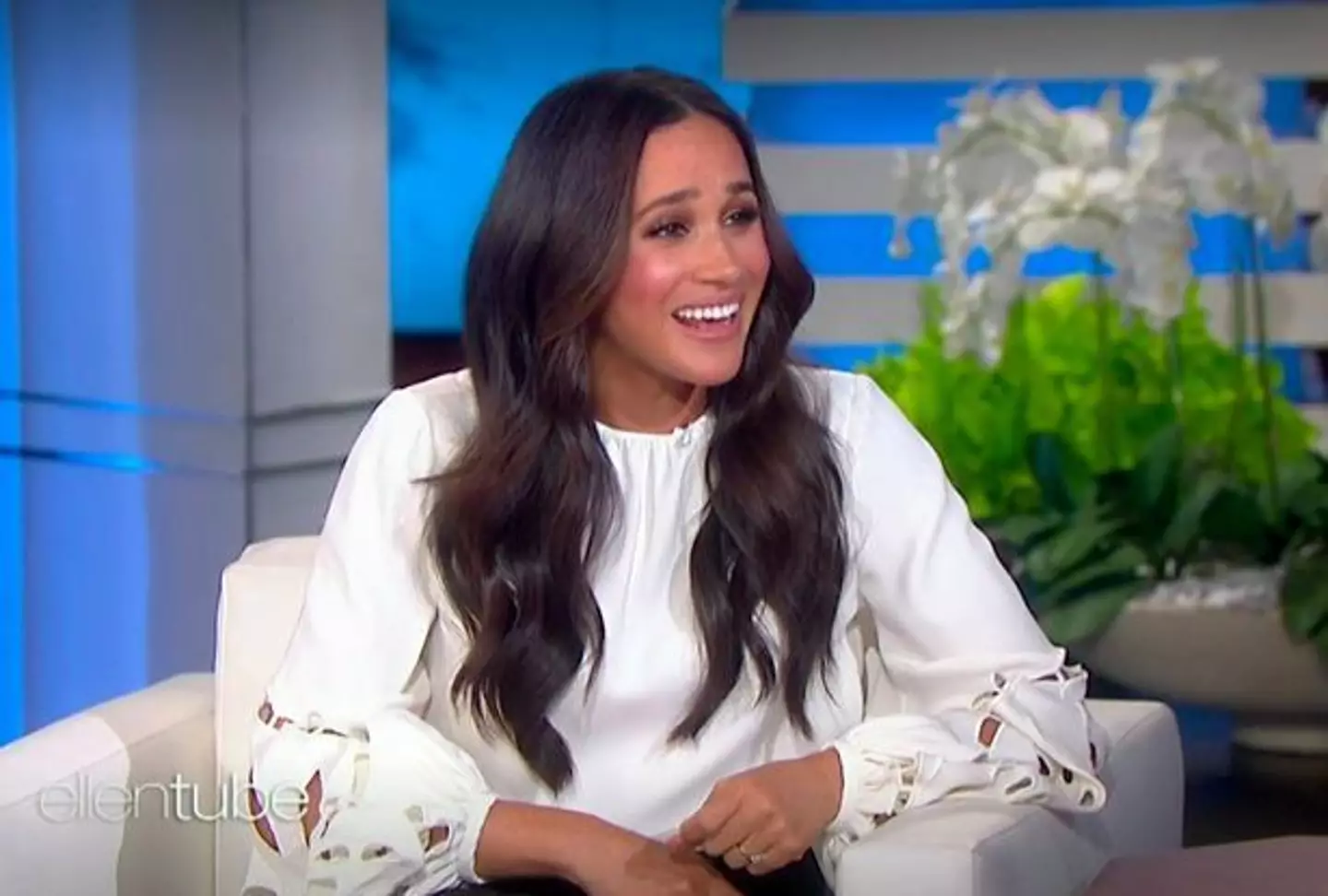 Meghan appeared on Ellen for a candid chat with the comedian. (