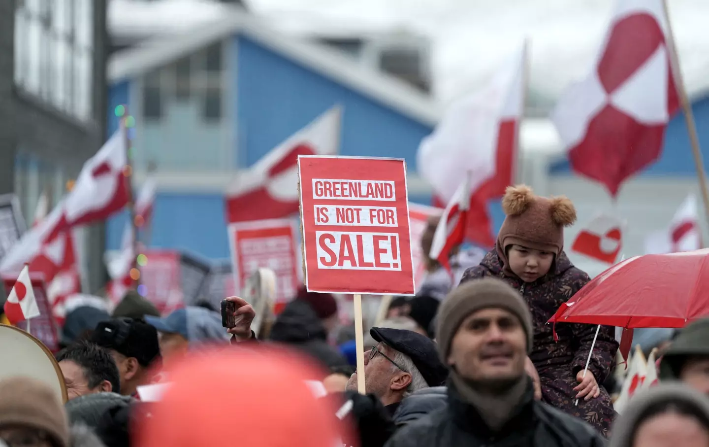 Citizens have made it clear that Greenland is not for sale (Alessandro RAMPAZZO / AFP via Getty Images)