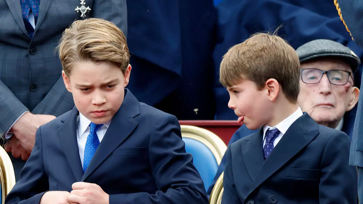 Prince Louis knows he ‘overstepped the mark’ with one action to brother Prince George, body language expert says