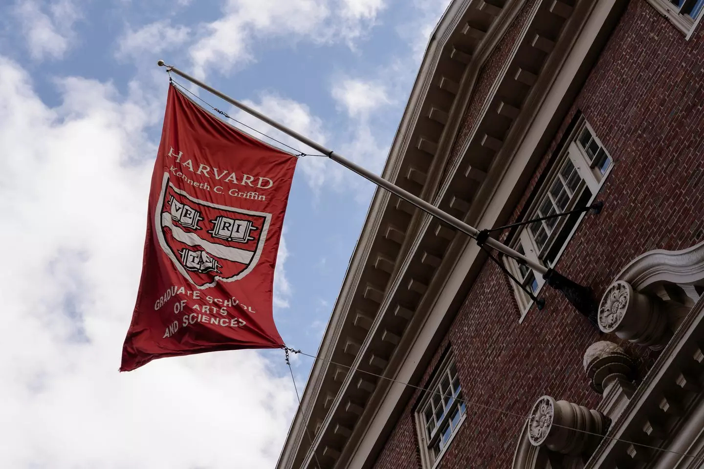 Harvard is one of the universities which has been threatened with a withdrawal of funds (Sophie Park/Bloomberg via Getty Images)