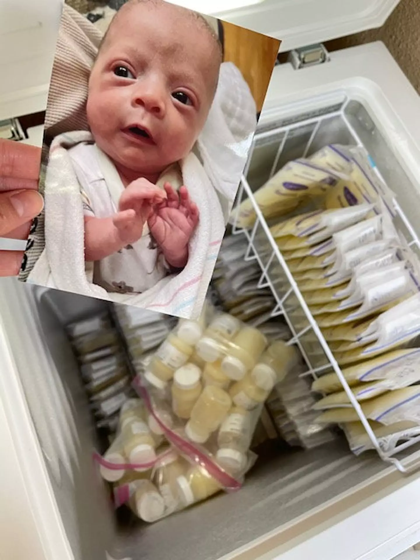 Arabella decided to bravely donate the milk to a charity to help thousands of babies (