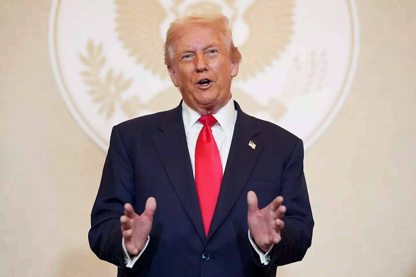 The actor publicly endorsed Kamala Harris (Andrew Harnik/Getty Images)