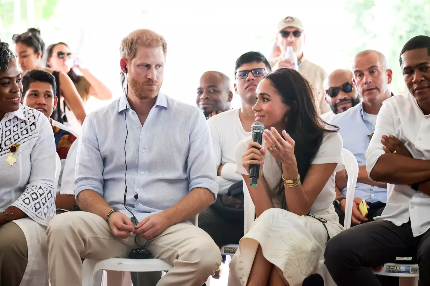 One body language expert says they're determined how the couple really felt to be out in public (Eric Charbonneau/Archewell Foundation via Getty Images)