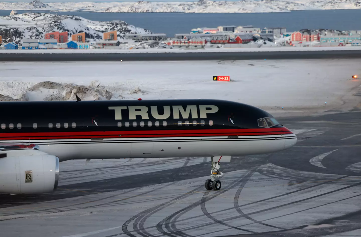 Trump shared the news about Greenland to Truth Social (EMIL STACH/Ritzau Scanpix/AFP via Getty Images)