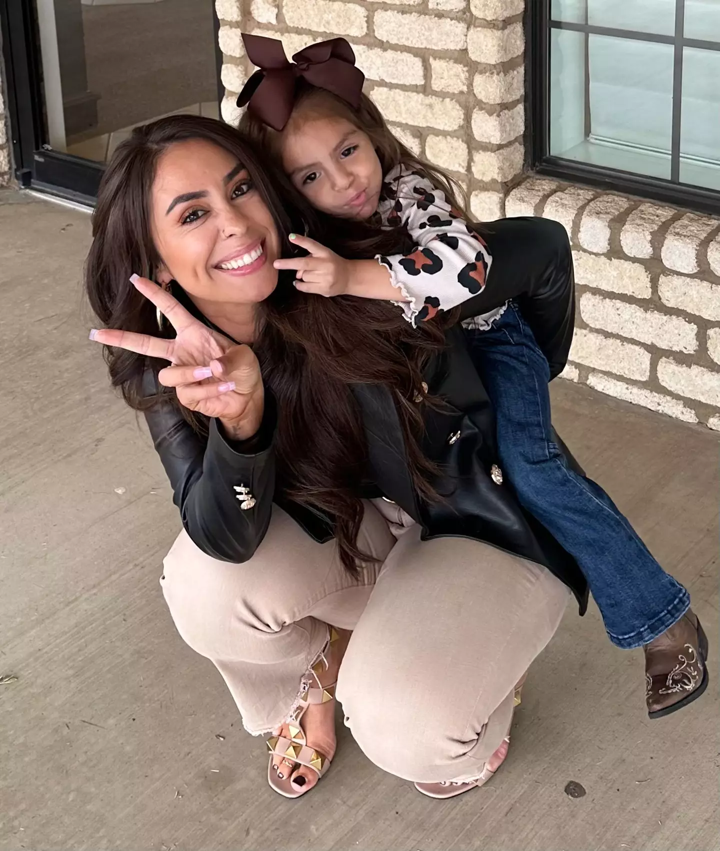 Leah Garcia with daughter Bliss.