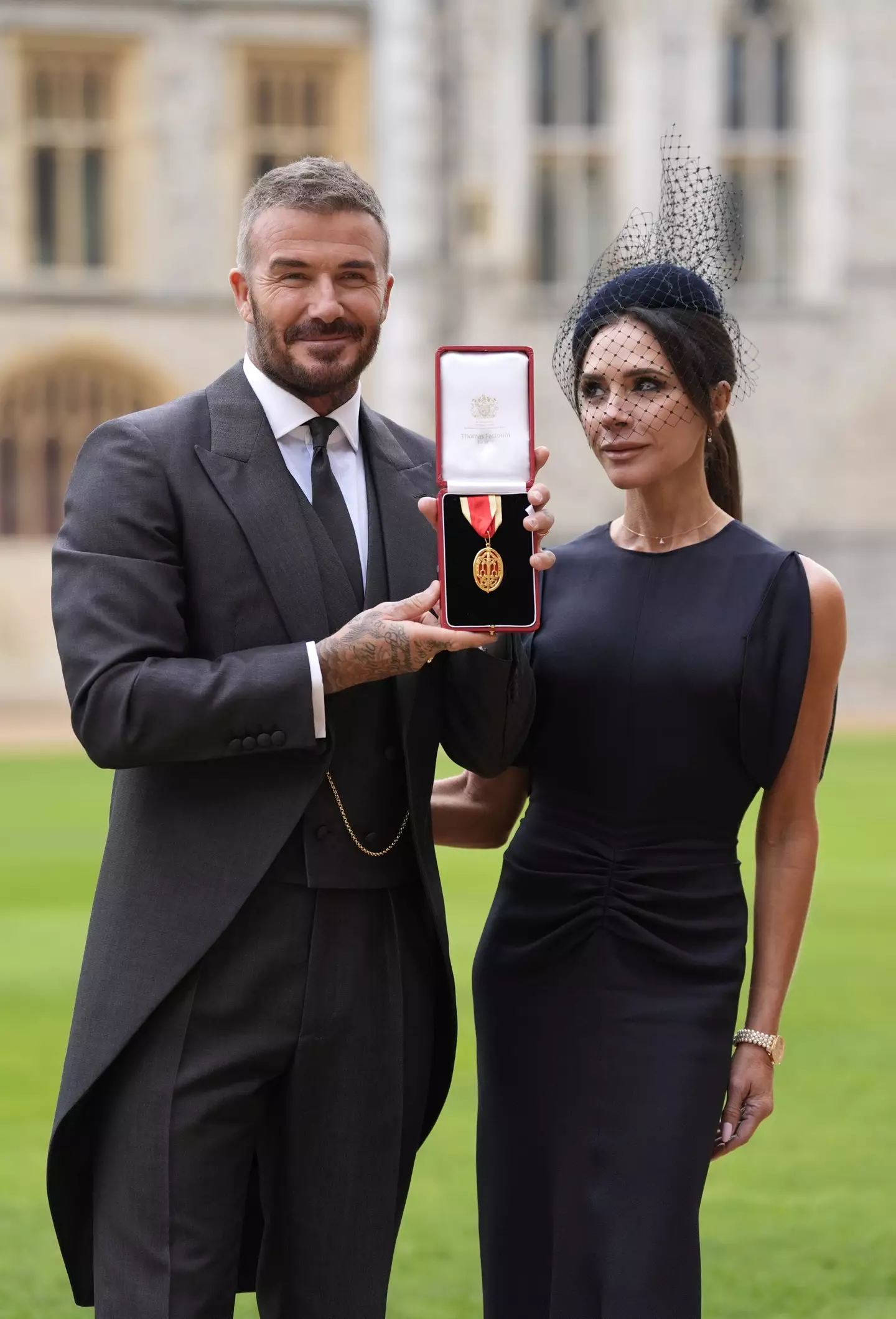 The footballing legend is now officially a Sir (Andrew Matthews - Pool/Getty Images)