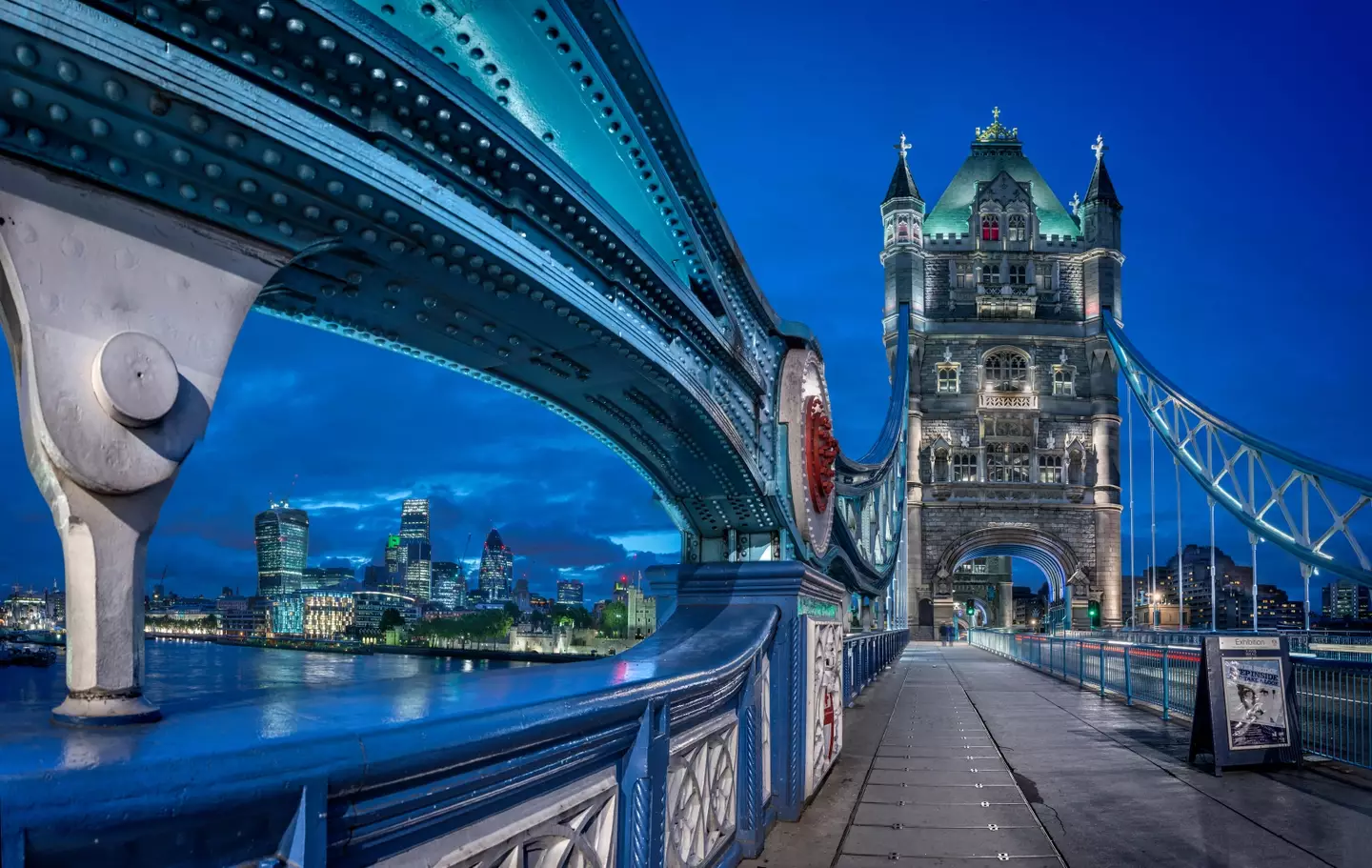 Tower Bridge was built over 125 years ago to ease road traffic (