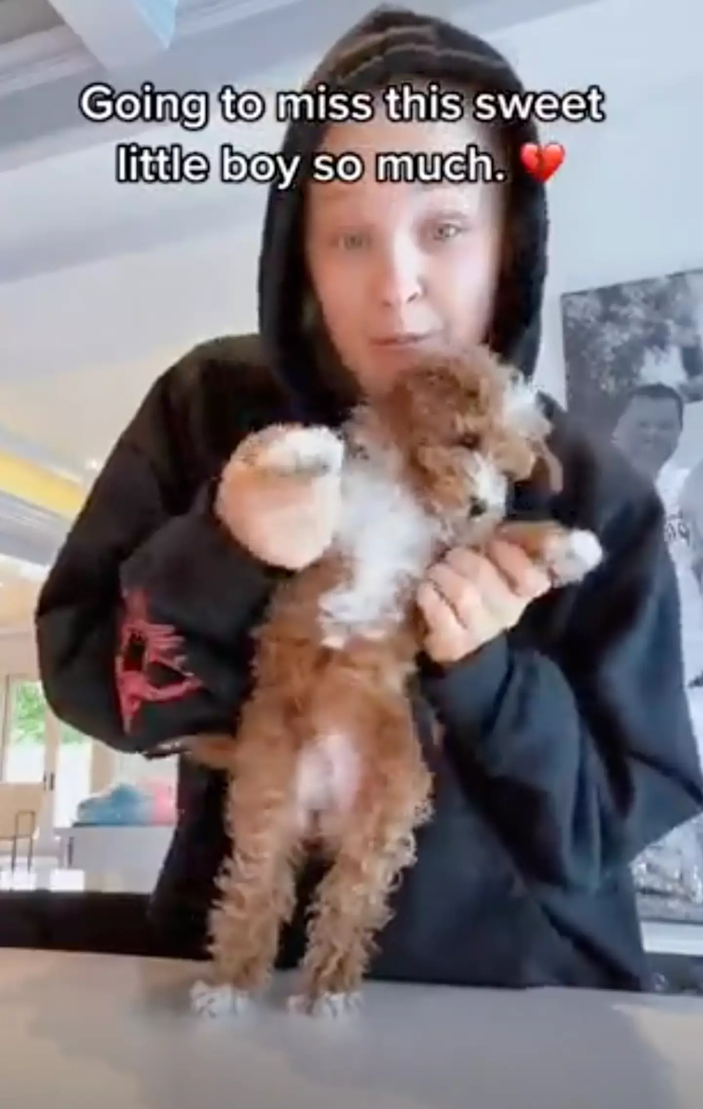 JoJo paid tribute to her little pup.