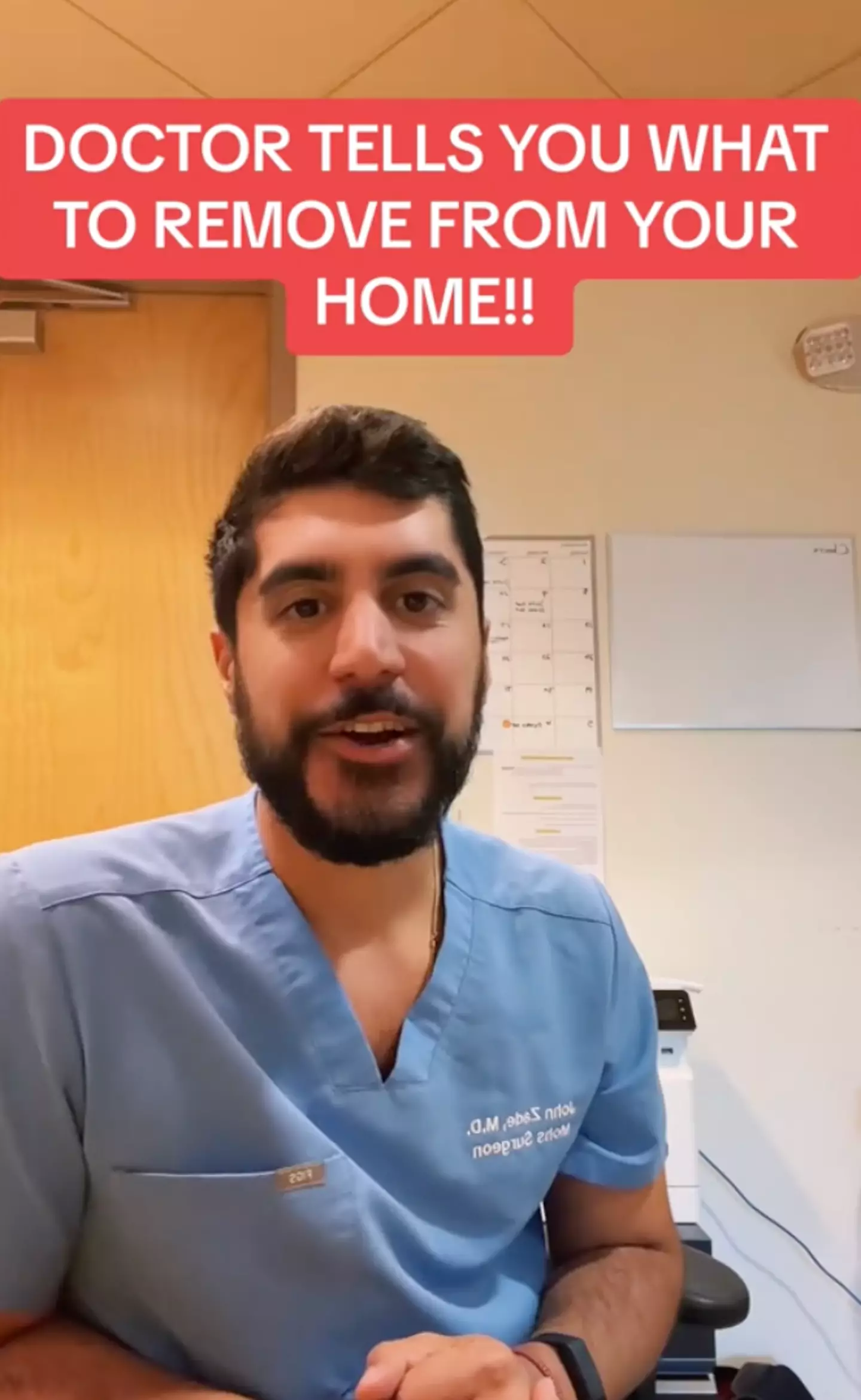 Dr Zade shared his advice on TikTok.