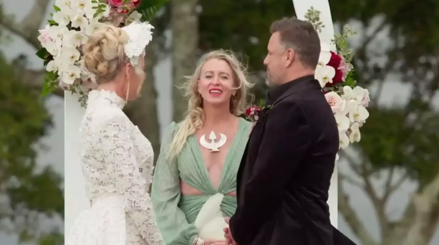 The wedding almost didn't happen.