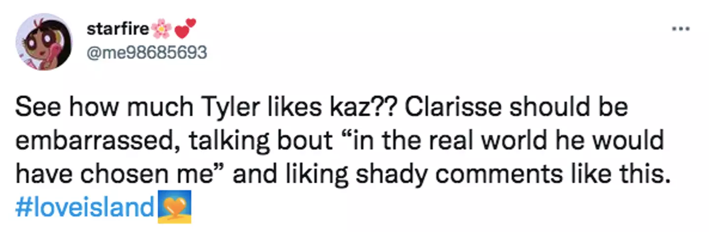 Fans have called out Clarisse as shady (