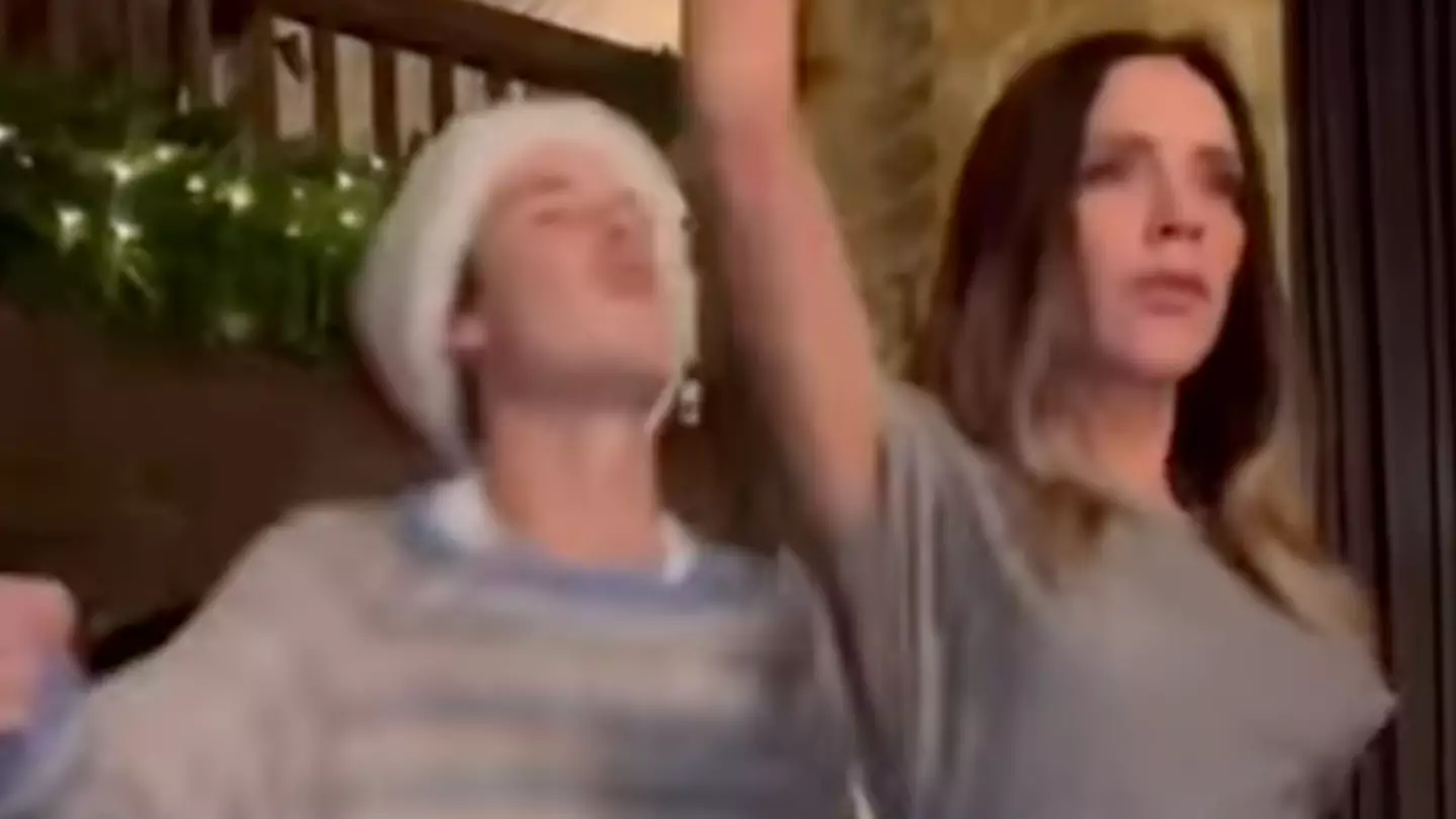 Video of Victoria Beckham dancing with son mysteriously surfaces following Brooklyn’s ‘inappropriate’ accusations