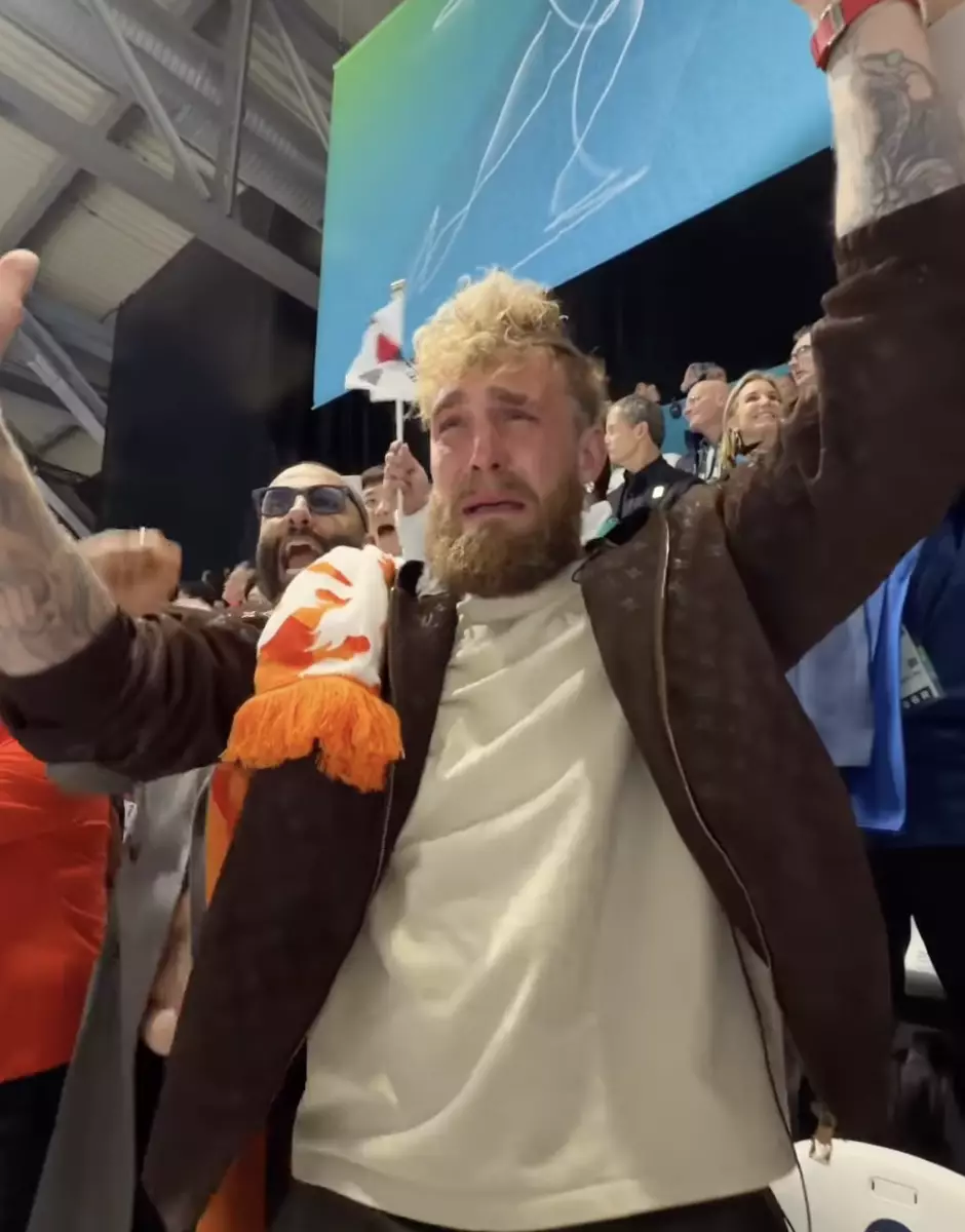 Jake Paul was seen supporting The Netherlands at the Winter Olympics (instagram/@jakepaul)
