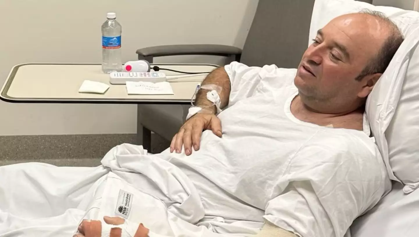 Ahmed al Ahmed has been hailed a hero for his brave actions during the Bondi Beach shooting on Sunday (Facebook/Chris Minns)