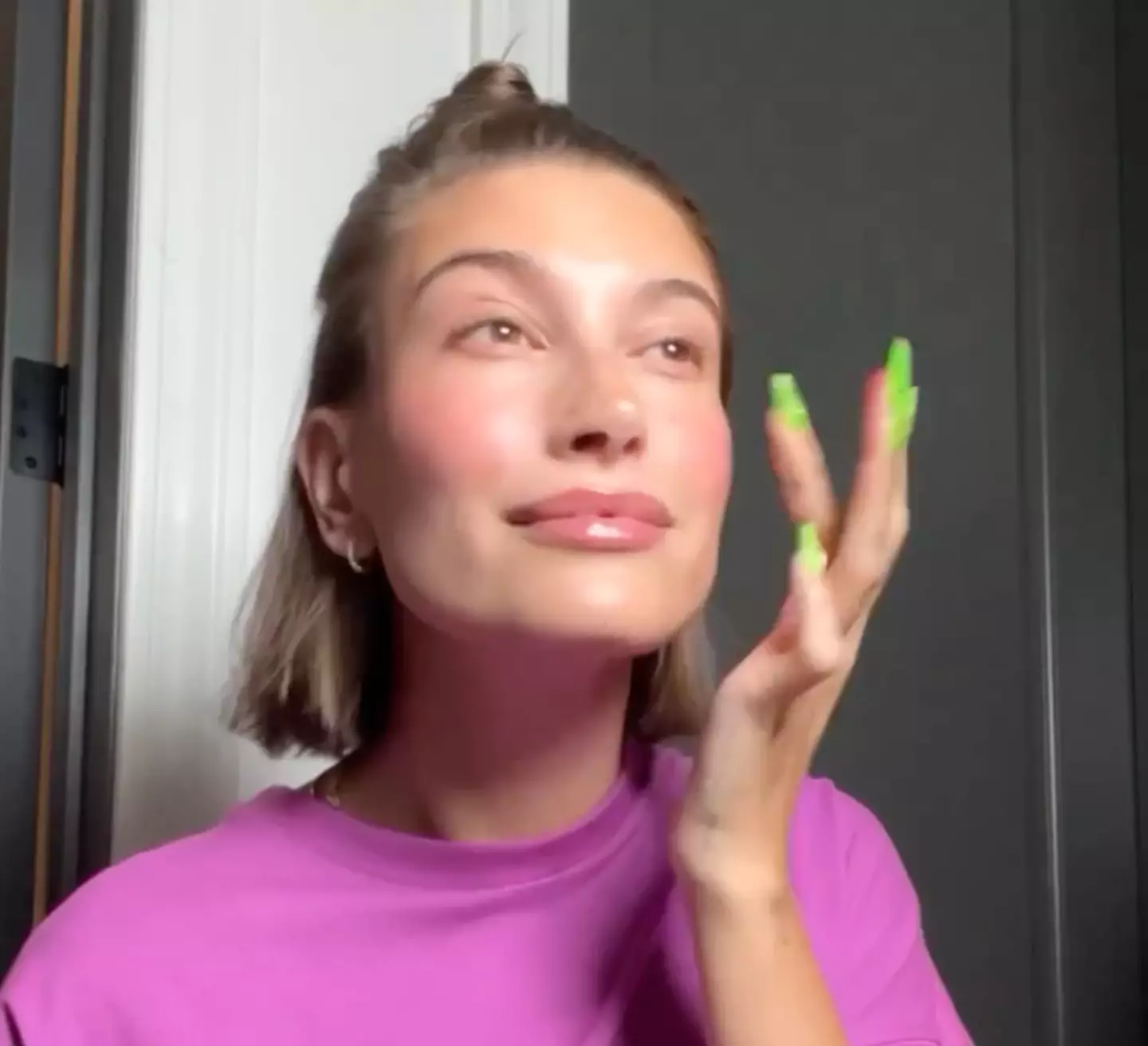 Hailey's skincare brand is designed to be 'simple'.