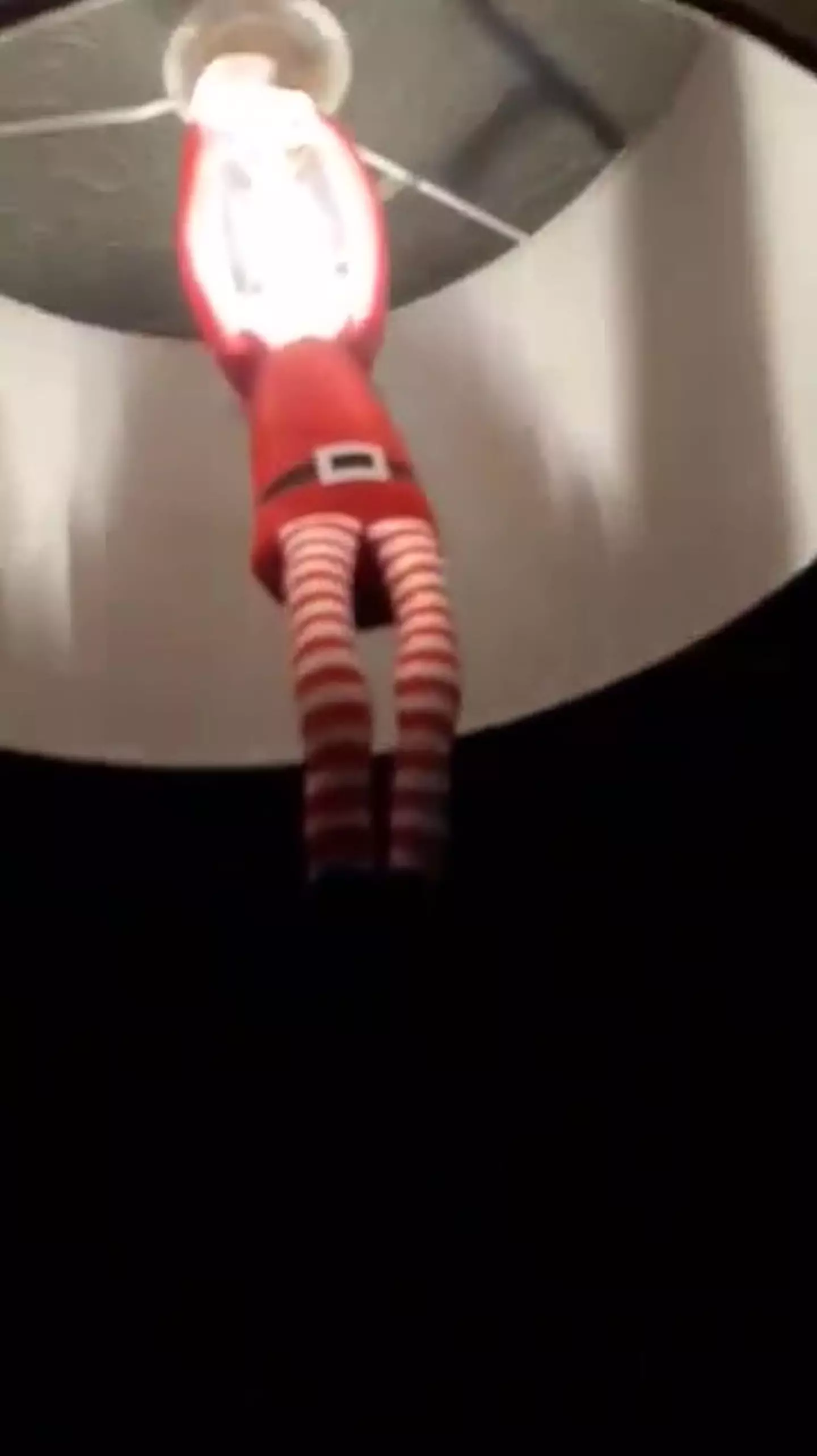 Max asked her partner to set up the elf on the shelf prank.