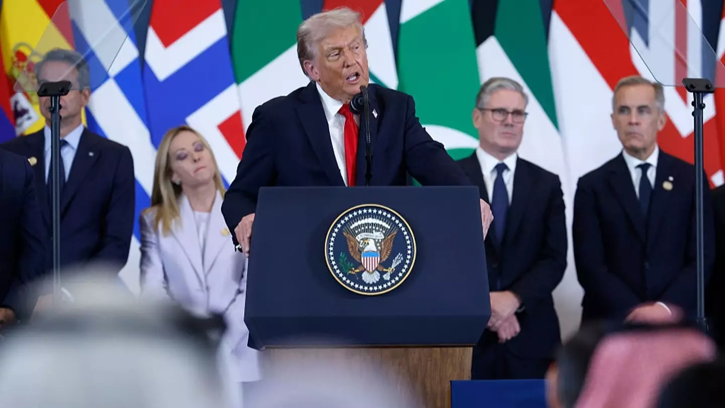 Donald Trump caught on hot mic making subtle dig at Justin Trudeau after major protocol mistake