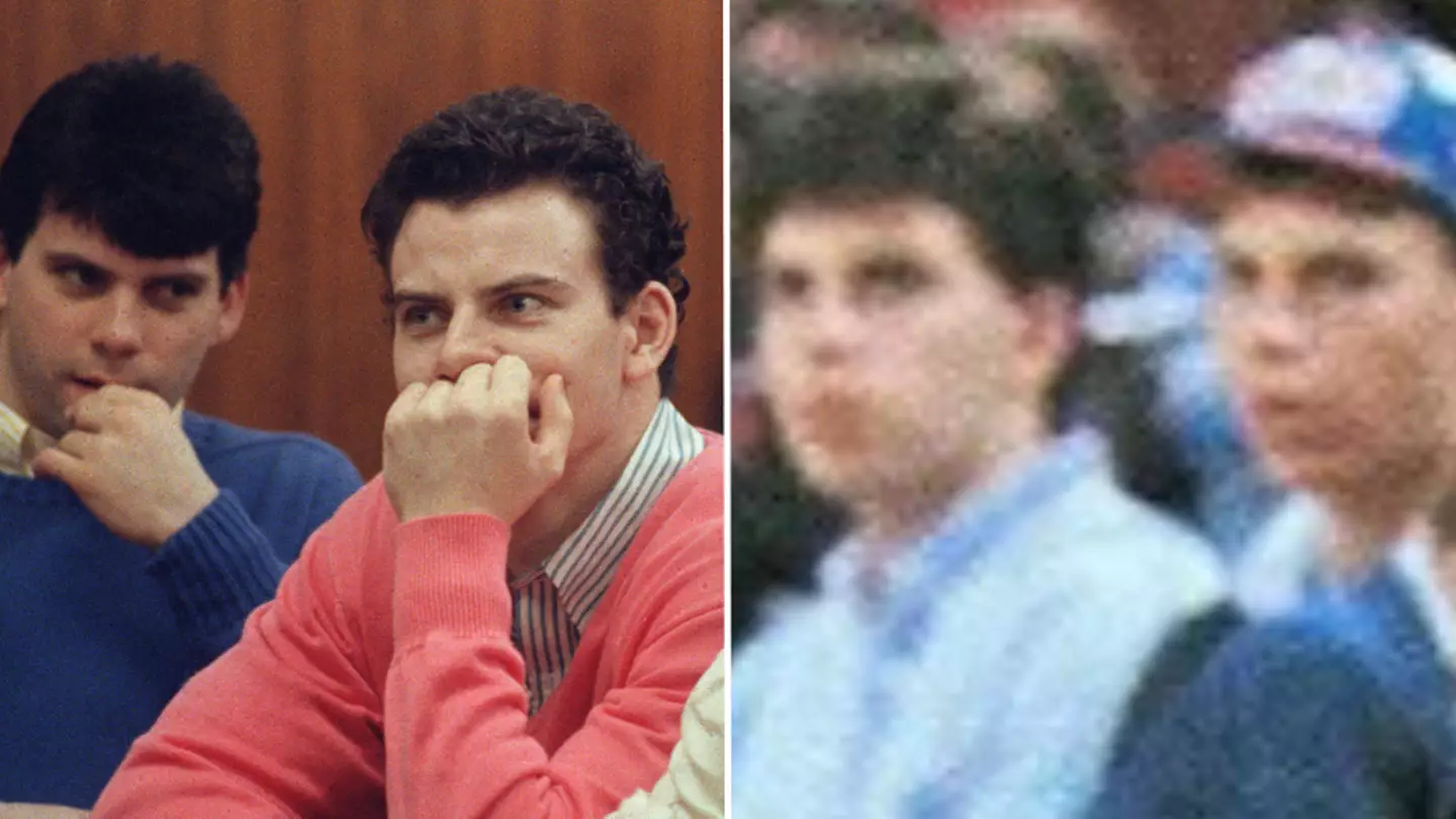 How Menendez brothers ended up in background of famous photo months after murdering parents