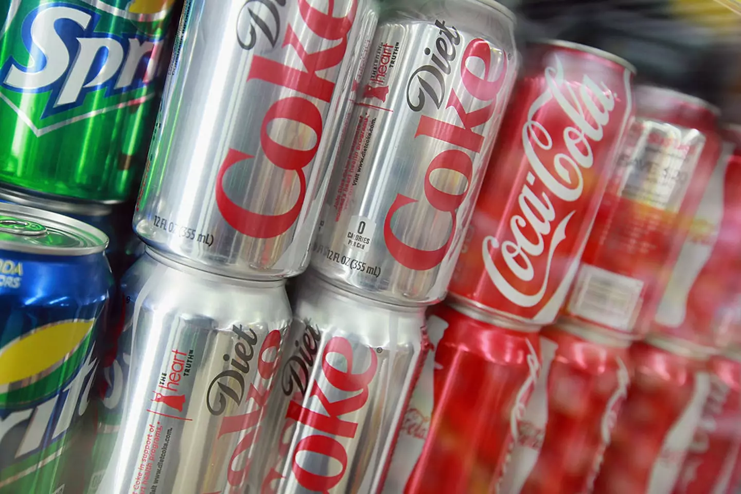 A 'fridge cigarette' - AKA a can of 'crispy' Diet Coke - is simply Gen Z's answer to a cig break (Scott Olson / Staff / Getty Images)