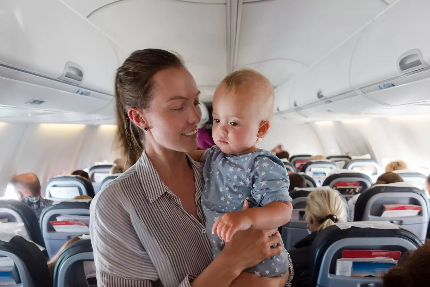 Taking your baby on a flight can be stressful.