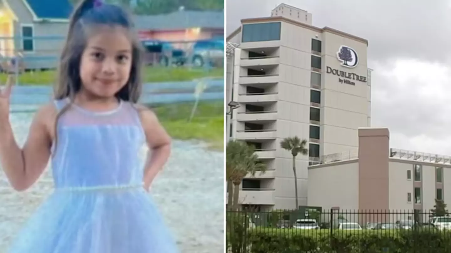 Girl, 8, found dead inside 1ft wide pipe at hotel pool