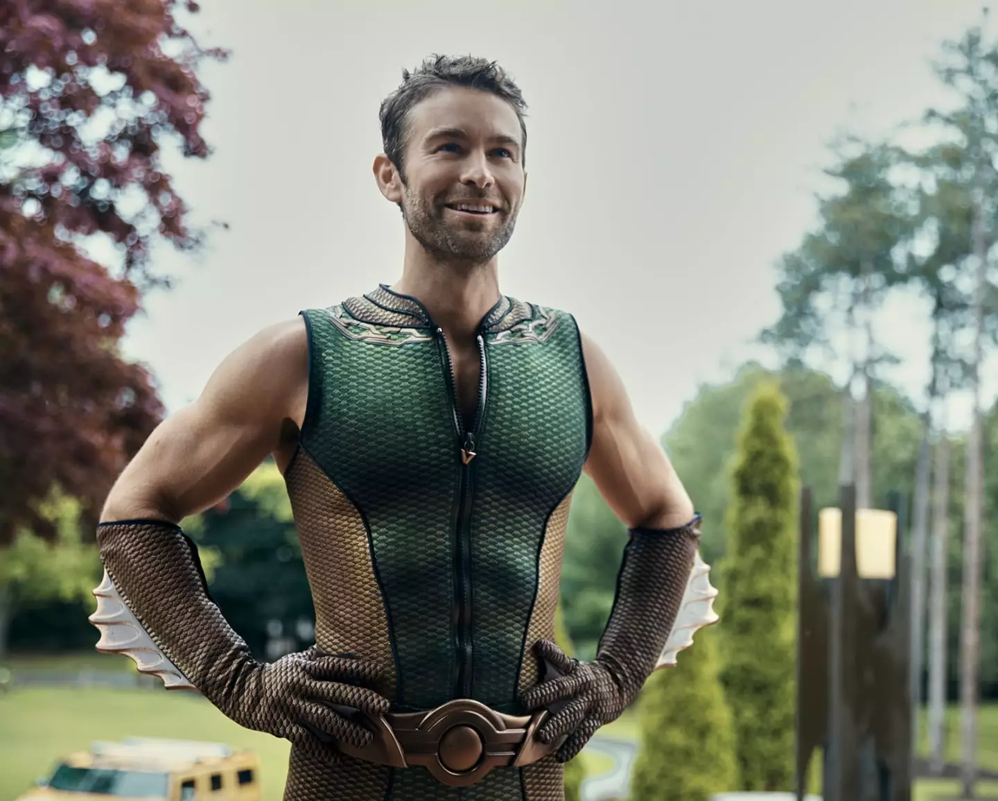 All smiles knowing he was going to pull, I suppose.(Amazon Prime Video)