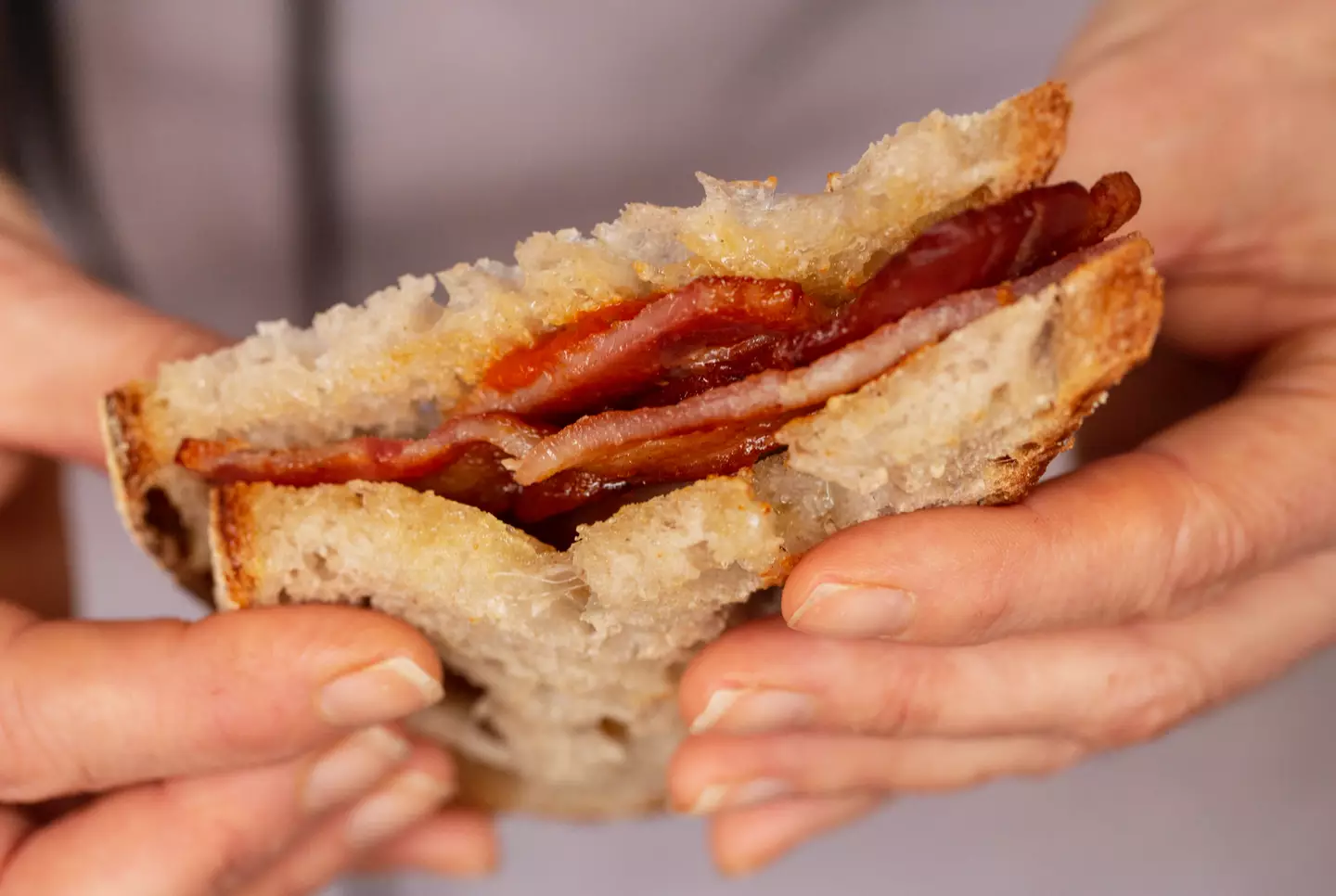 Will you ever be able to look at bacon the same again? (Getty Stock Images)