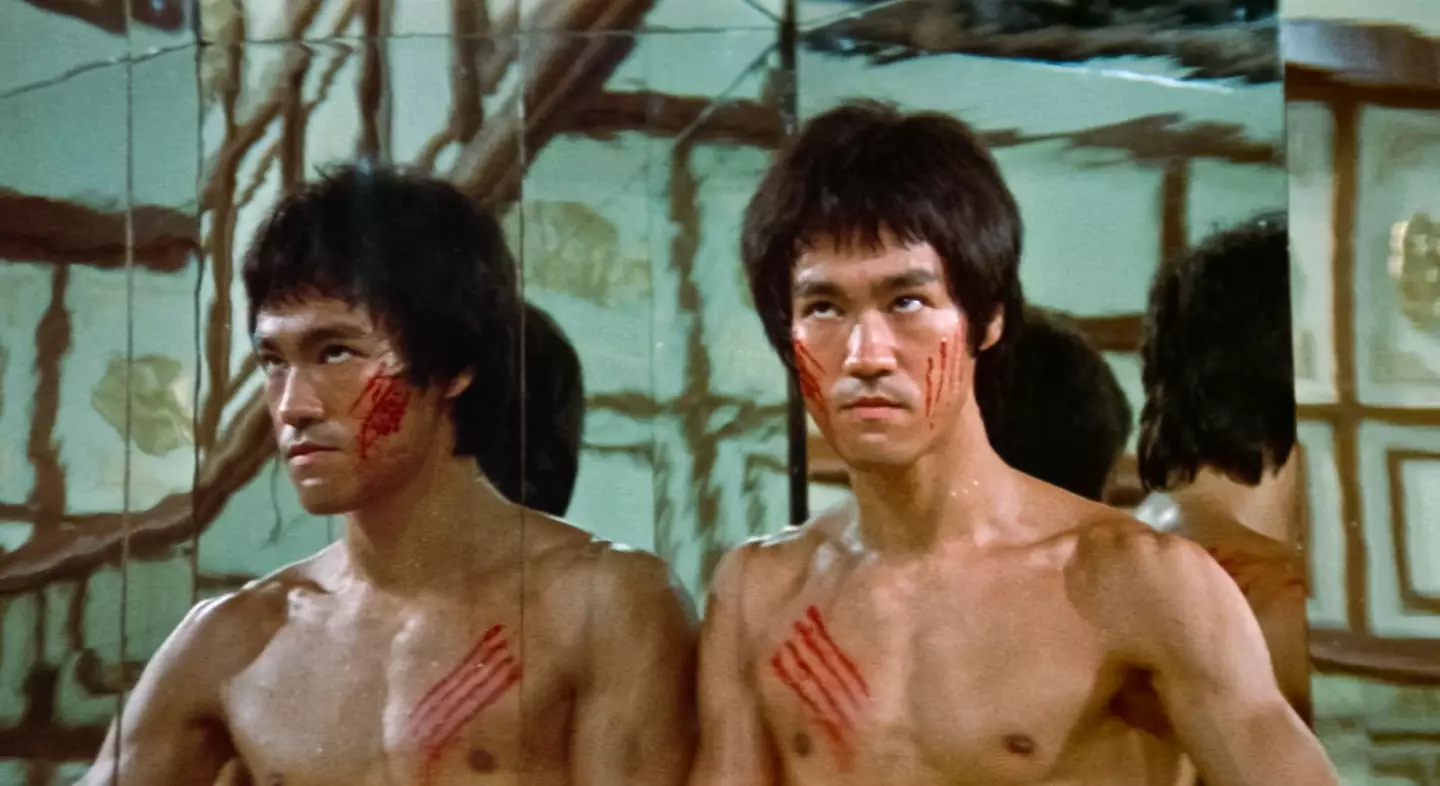 Bruce Lee in a scene from Enter The Dragon (1973).