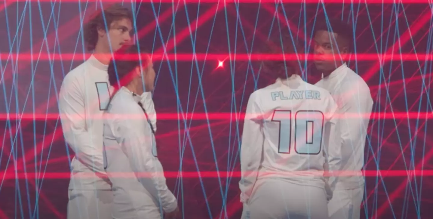 MrBeast's latest challenge involved several laser tasks.