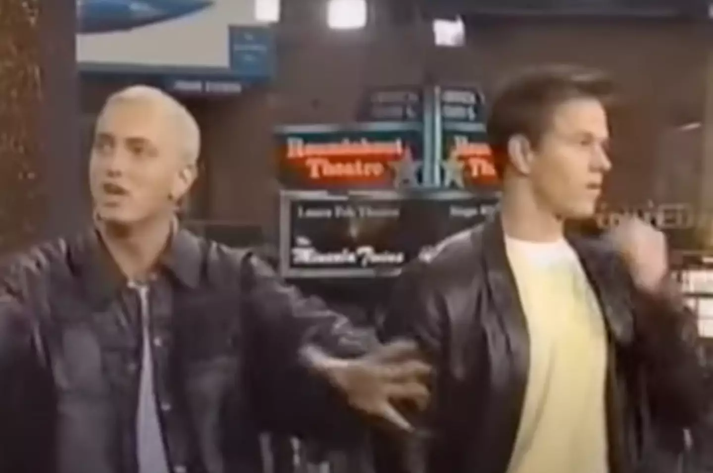 There was some tension between Wahlberg and Eminem.