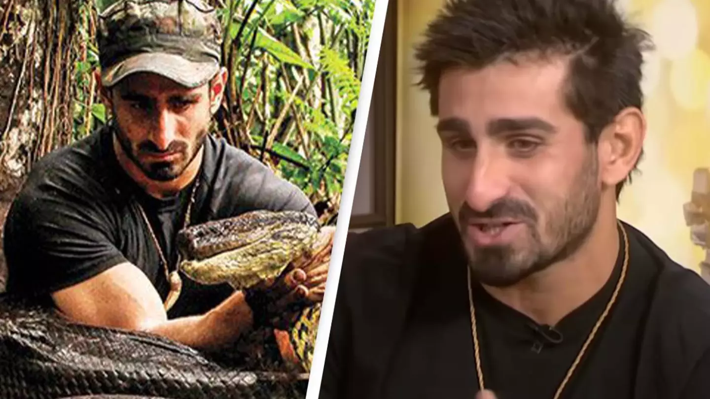 Man who tried to let world's biggest snake eat him alive reveals powerful reason why he did it