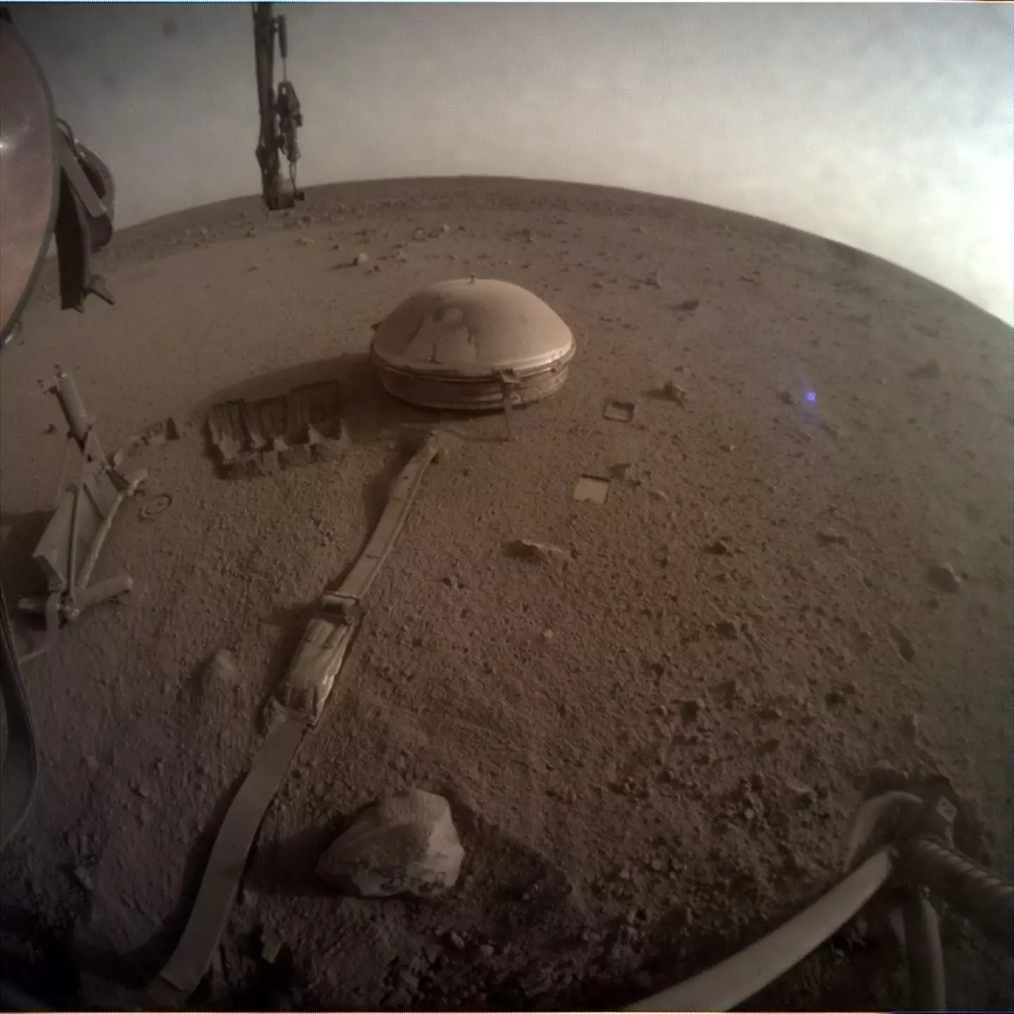 Here's the final image received from NASA's InSight.