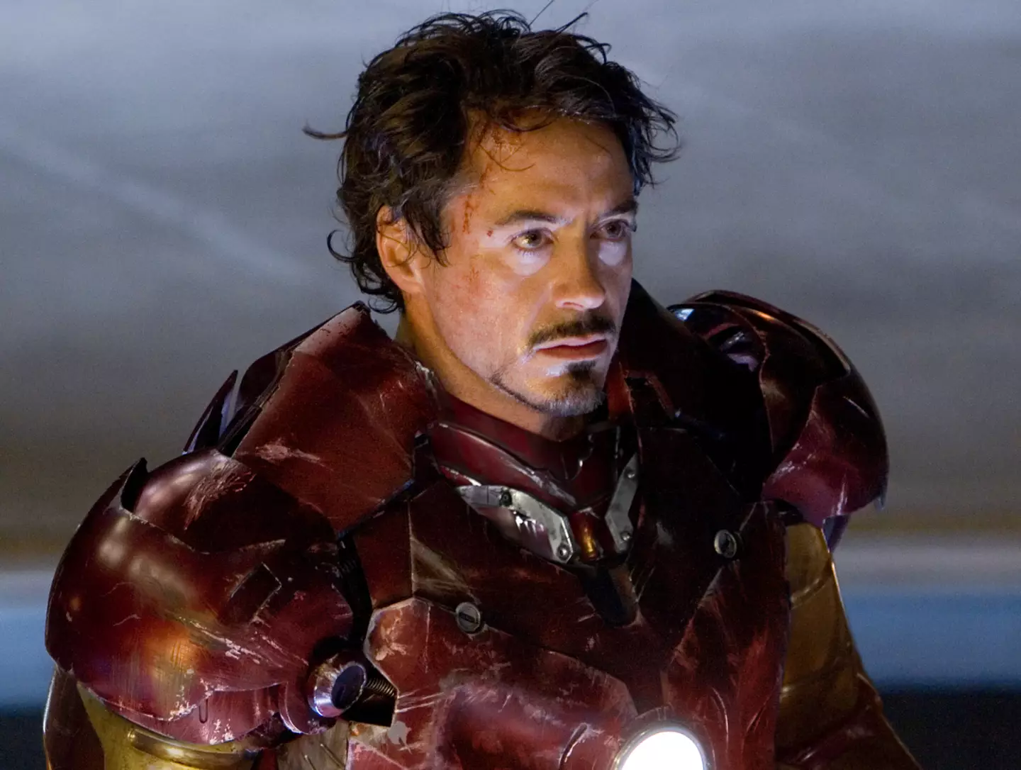 Robert Downey Jr. as Iron Man.