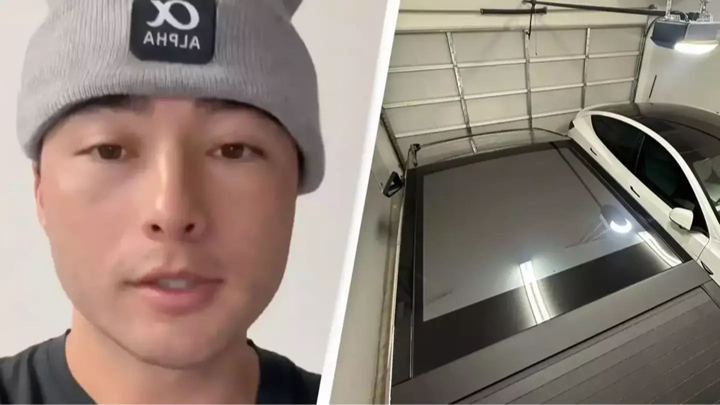 Man shares ‘anxiety inducing’ photo of Cybertruck parked in garage with everyone saying the same thing