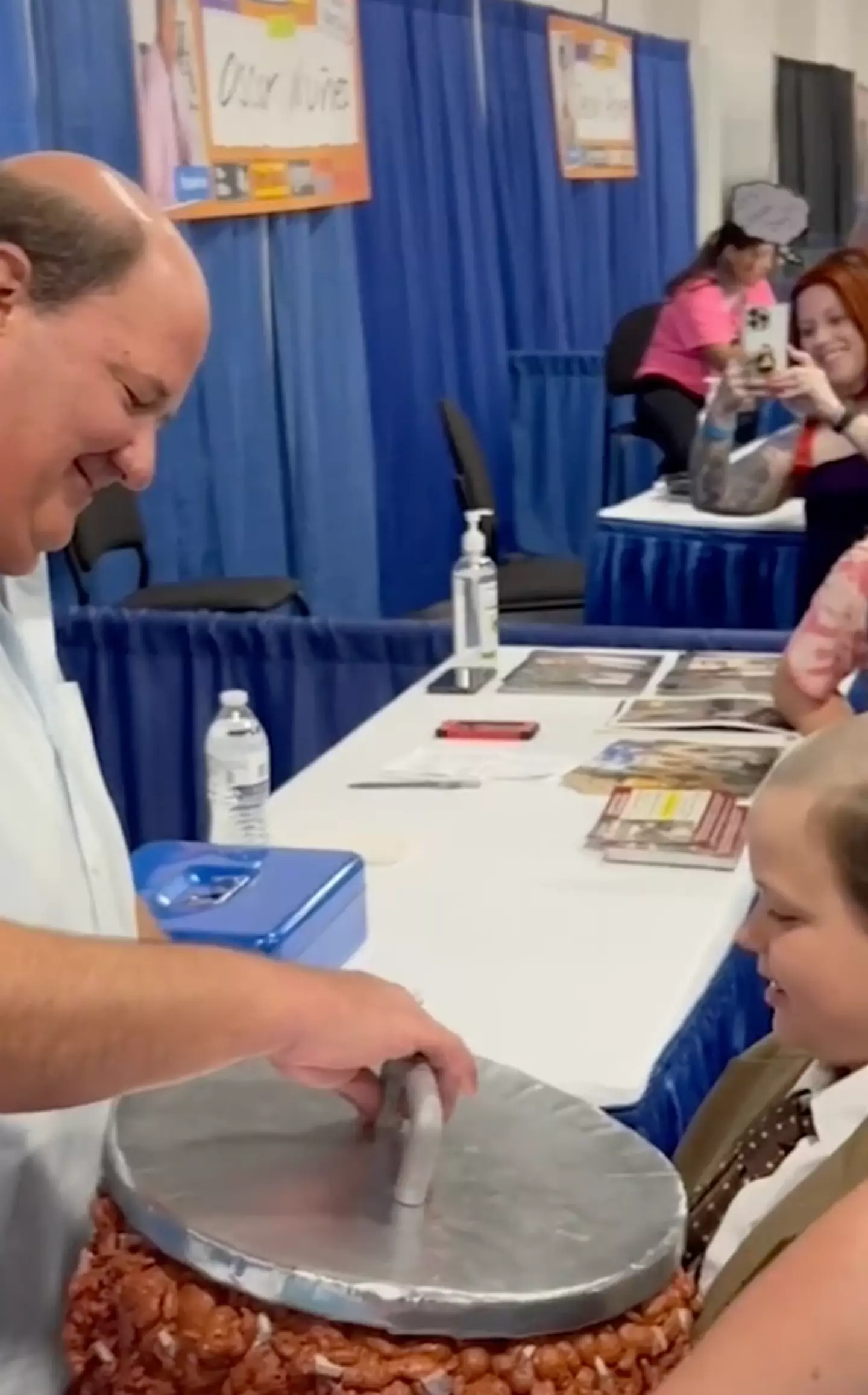 Max and Brian shared a beautiful moment.