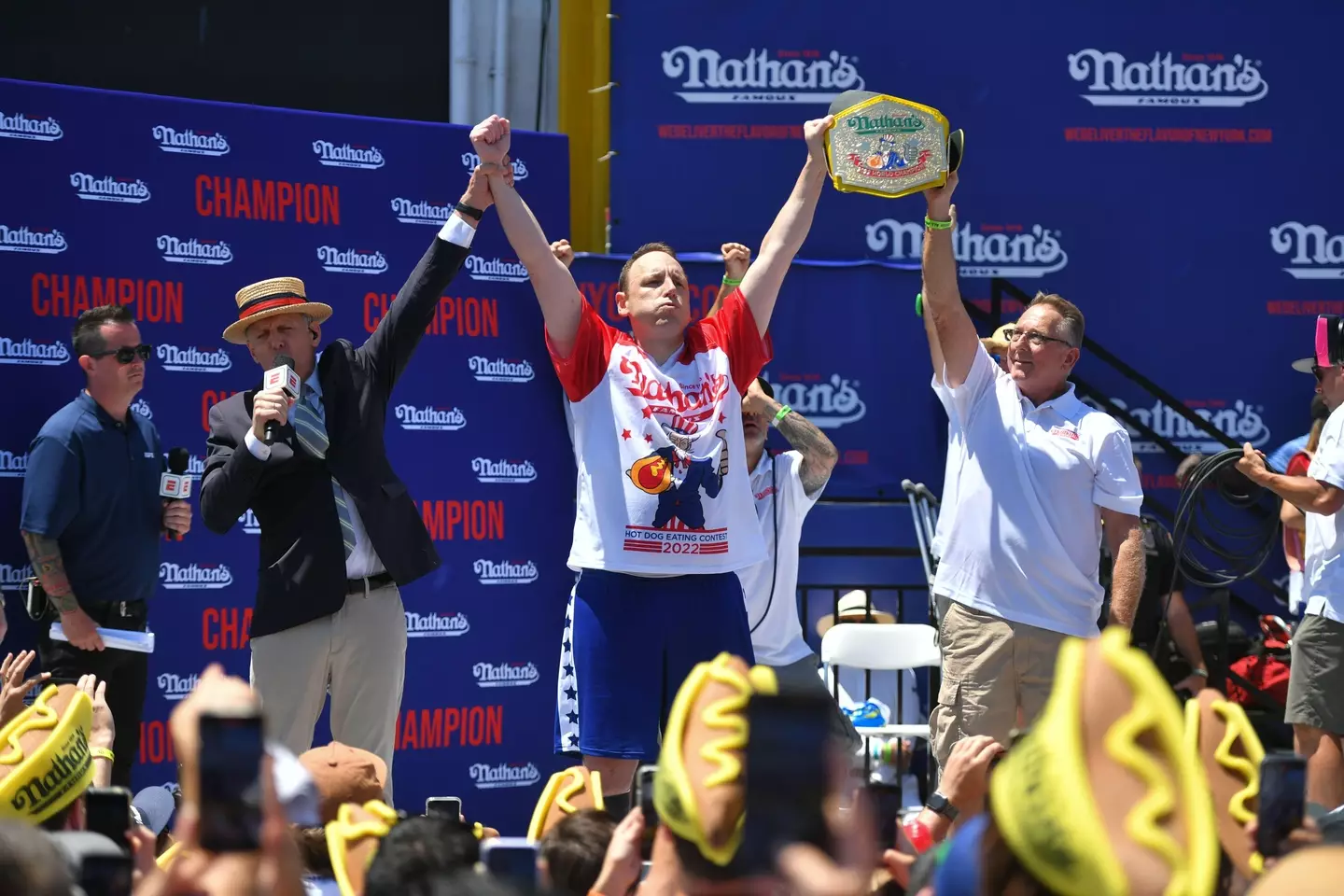 Joey Chestnut claimed his 15th title this week.