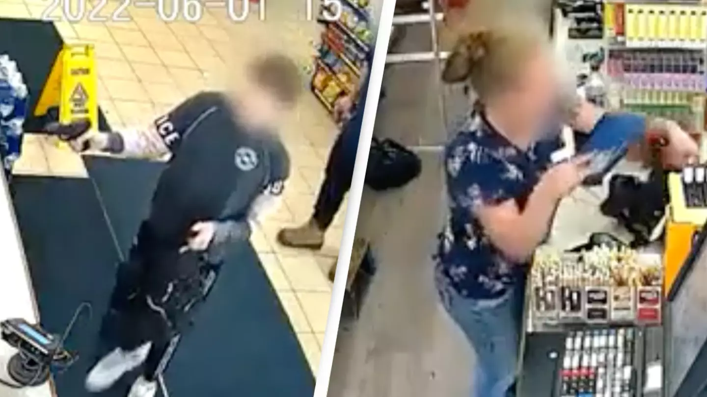 Shocking Footage Shows 12-Year-Old Allegedly Robbing Store At Gunpoint