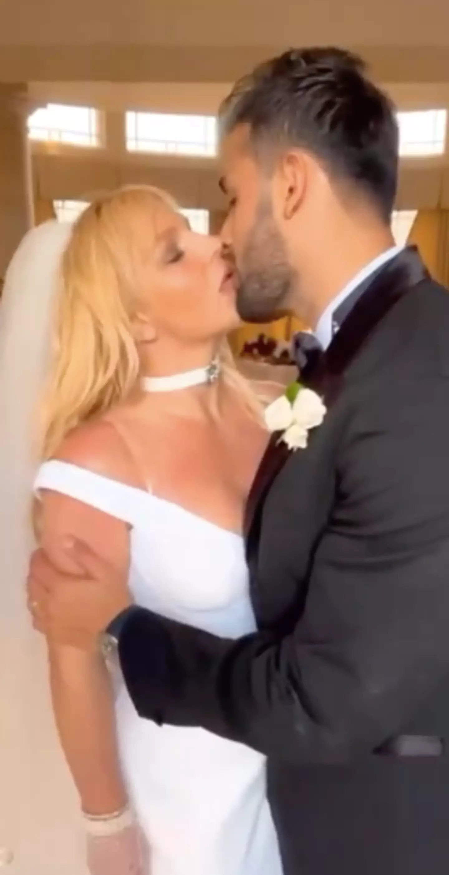 Britney Spears and Sam Asghari married last summer.