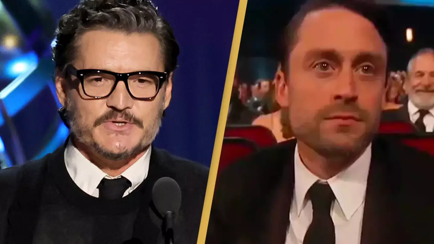What Pedro Pascal said to Kieran Culkin in censored speech at the Emmys