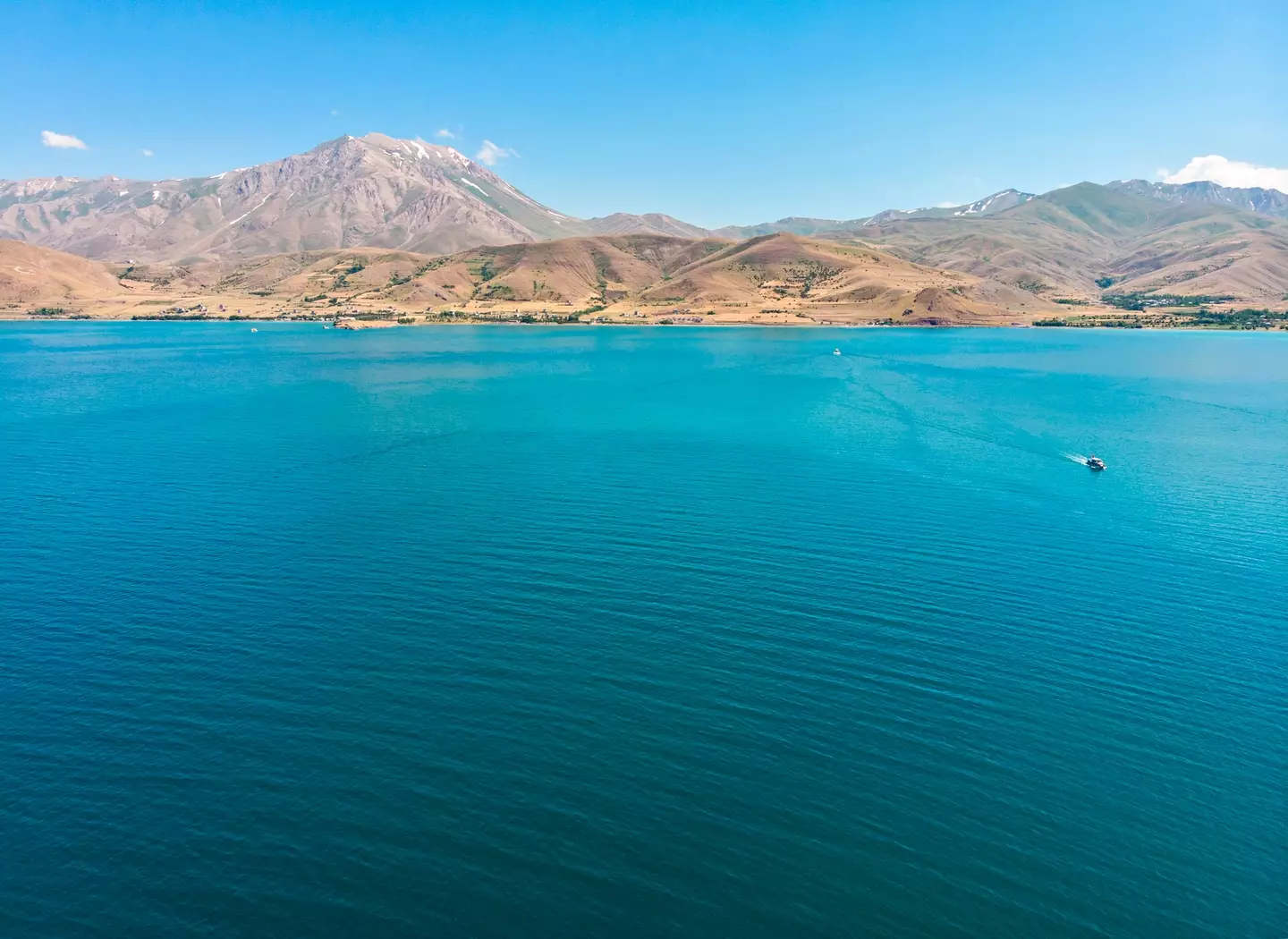 The ancient underwater city is located 85 feet beneath Lake Van, in eastern Turkey (Getty stock)