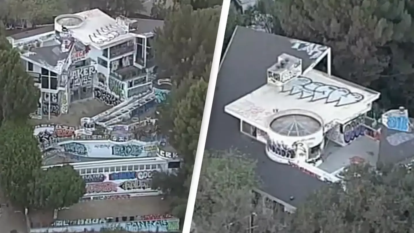 Squatters take over billionaire’s son's Hollywood mansion as neighbors claim they’ve been attacked