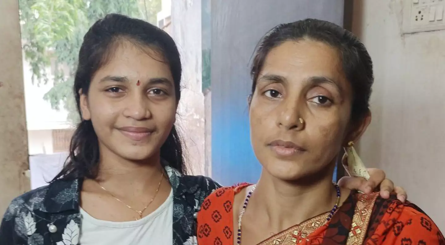 A missing girl has been reunited with her family, nine years after she was kidnapped outside her school in Mumbai.