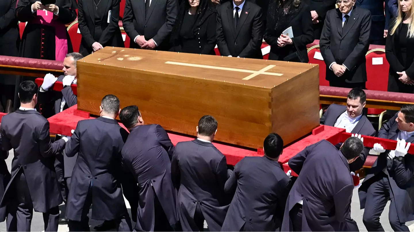 Touching note Pope Francis will be buried with as he's laid to rest after service