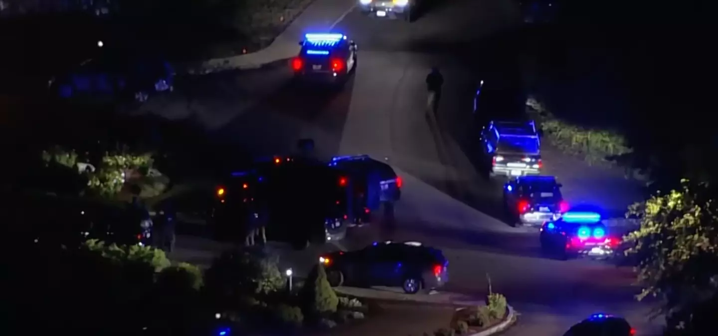 Authorities were called to the scene after the gunman opened fire (CBS Boston)