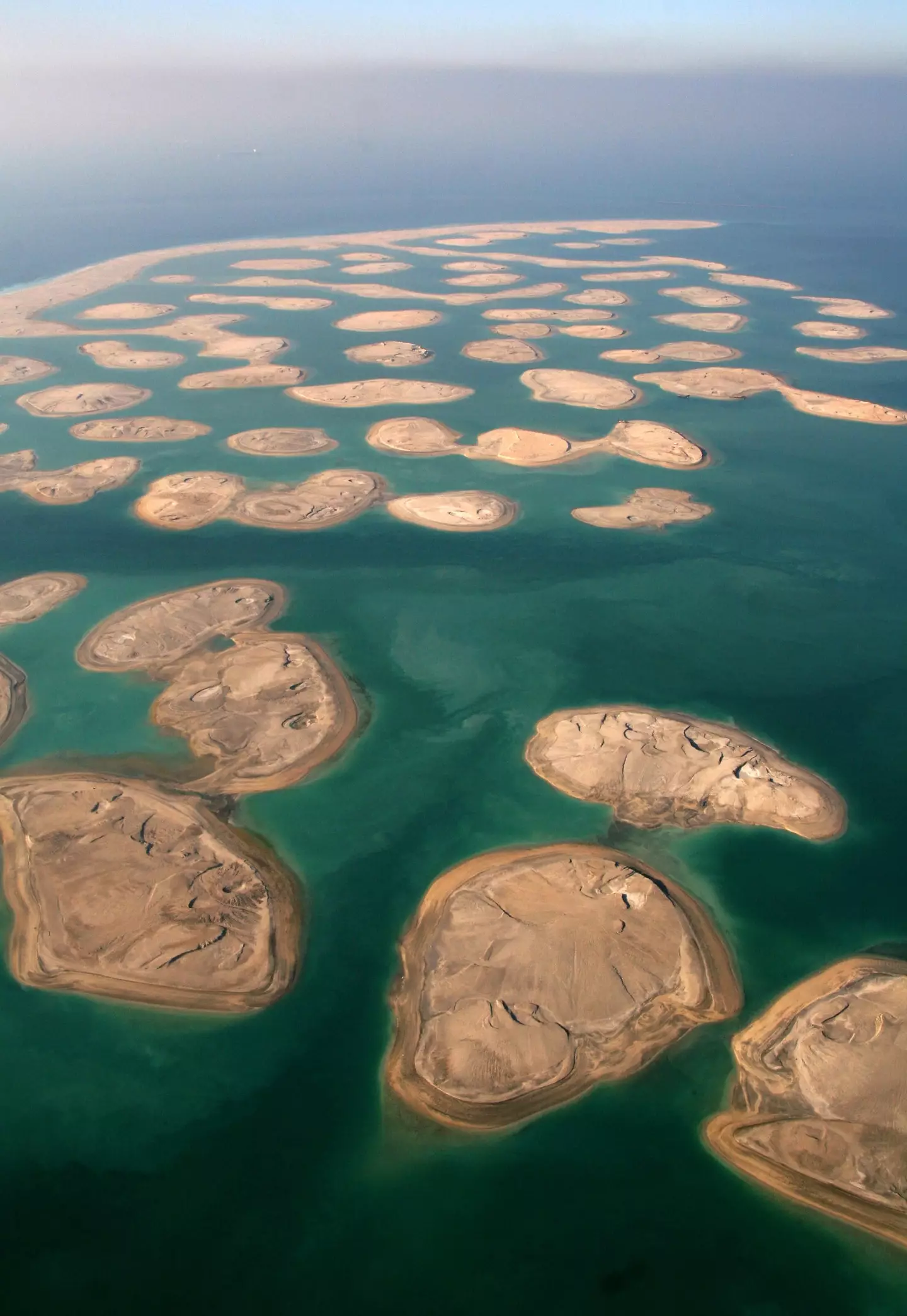 There are around 300 of the man-made islands (NASSER YOUNES/AFP via Getty Image)