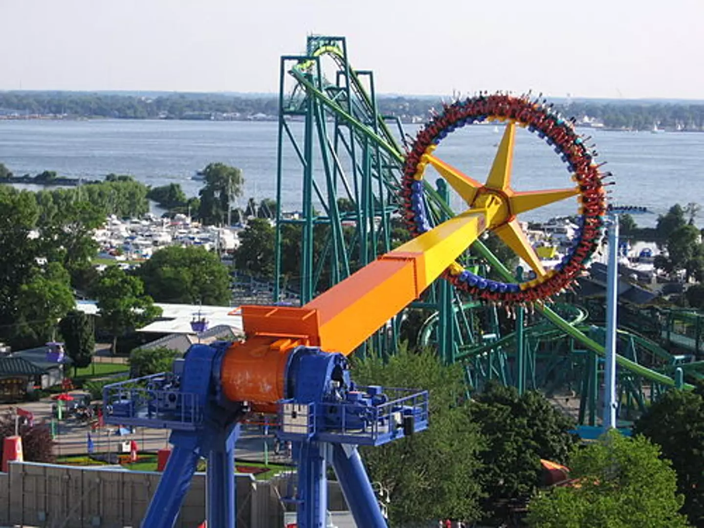 A couple have been charged for with public indecency for having sex at Cedar Point amusement park in Ohio.