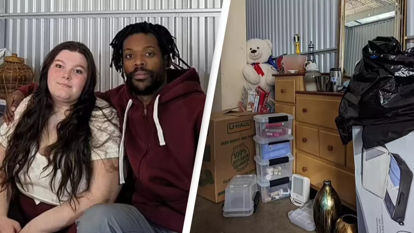 Couple who lived in storage unit kicked out after going viral
