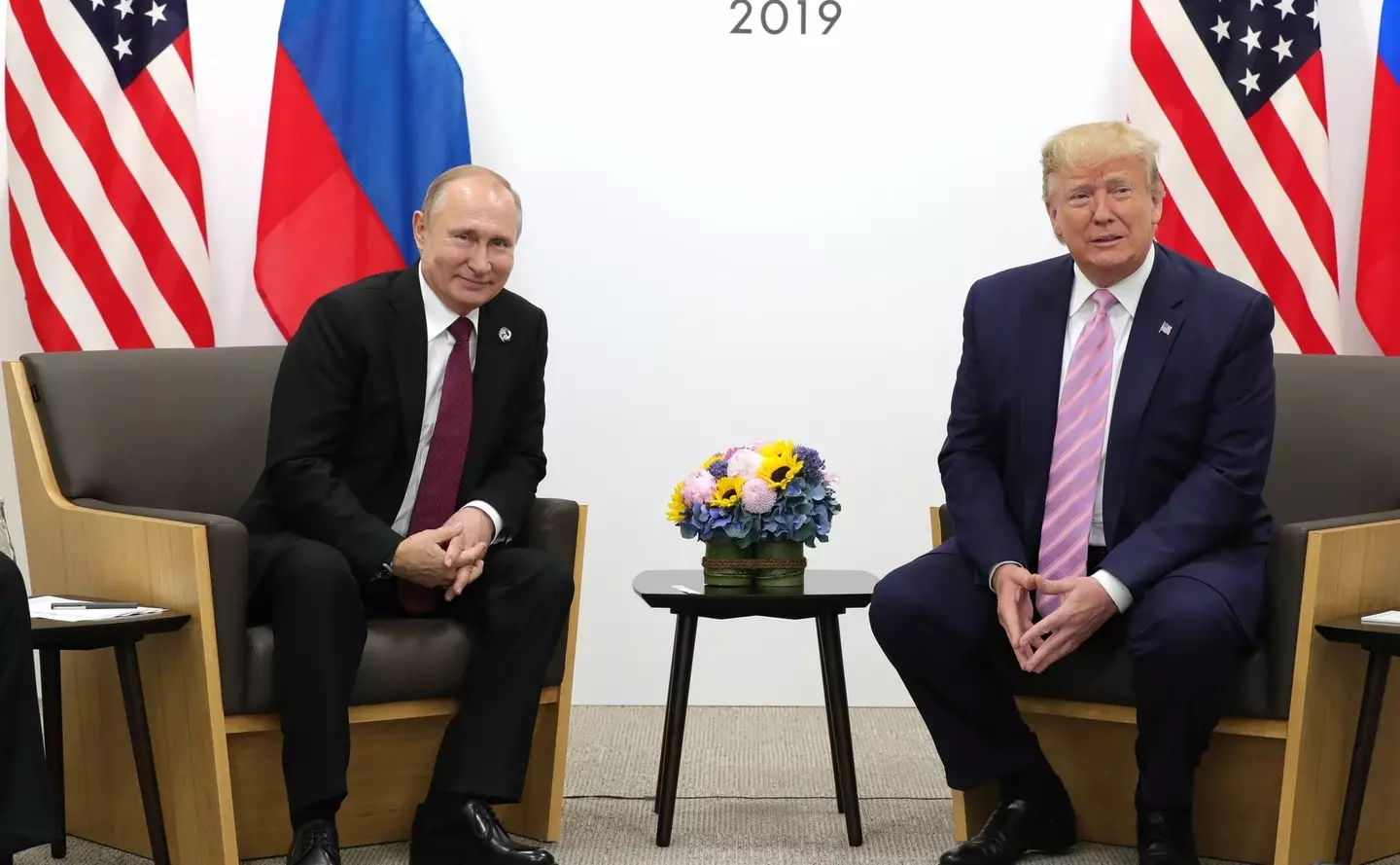 Trump and Putin are set to meet later today (Kremlin Press Office/Handout/Anadolu Agency/Getty Images)