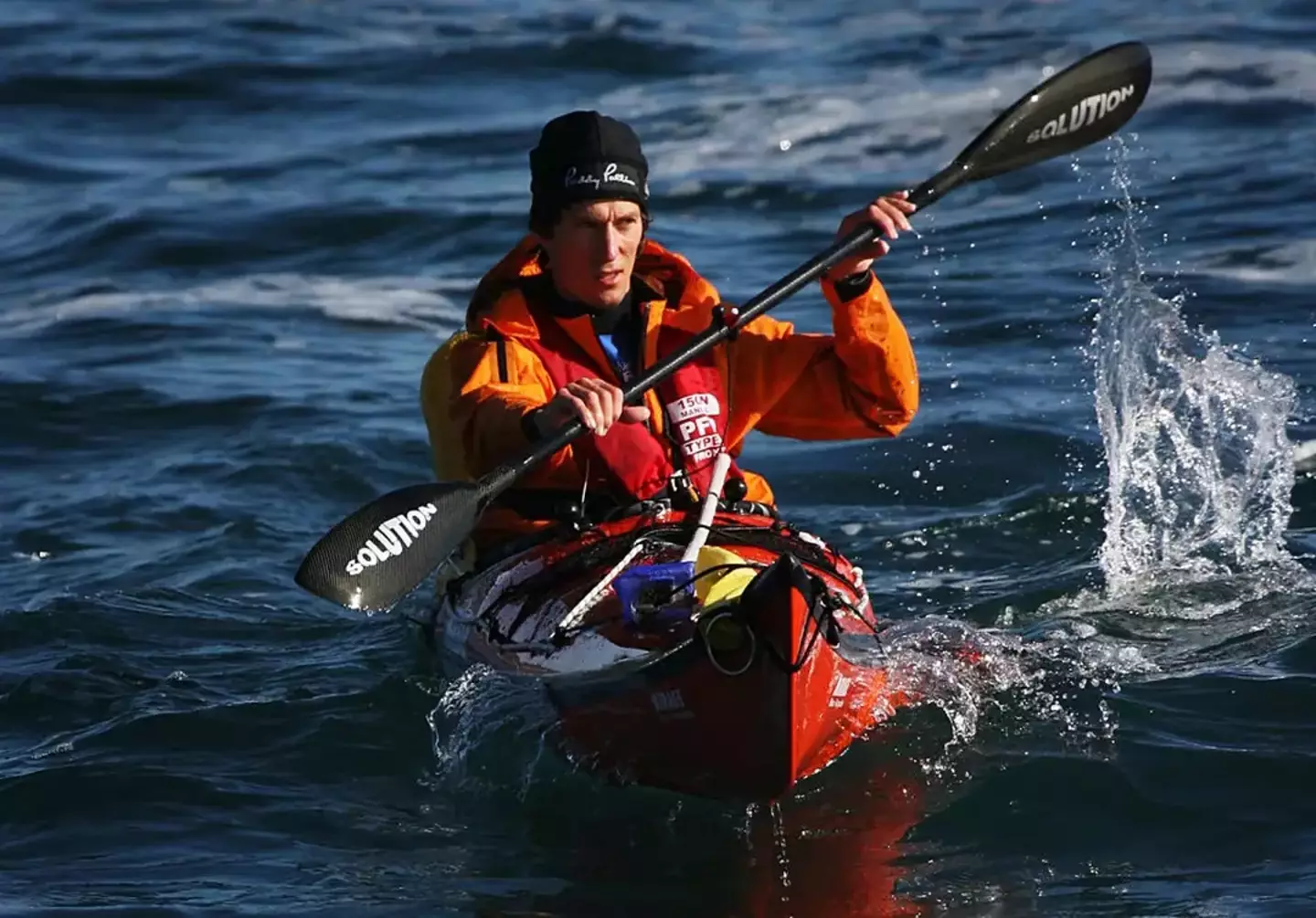 Andrew trained for his Tasman Sea adventure (Fairfax Media via Getty Images via Getty Images)